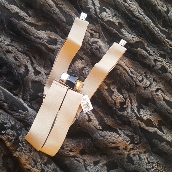 Suspenders. Tan. 46" in length.  2" wide. NWT. - Picture 4 of 6